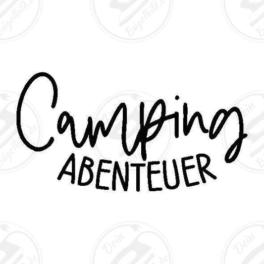 Bügelbild "Camping Abenteuer"