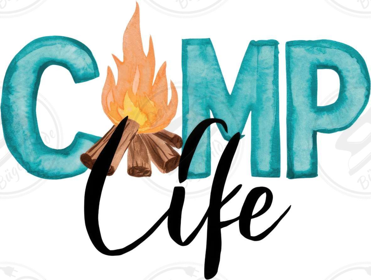 Bügelbild "Camp life1"