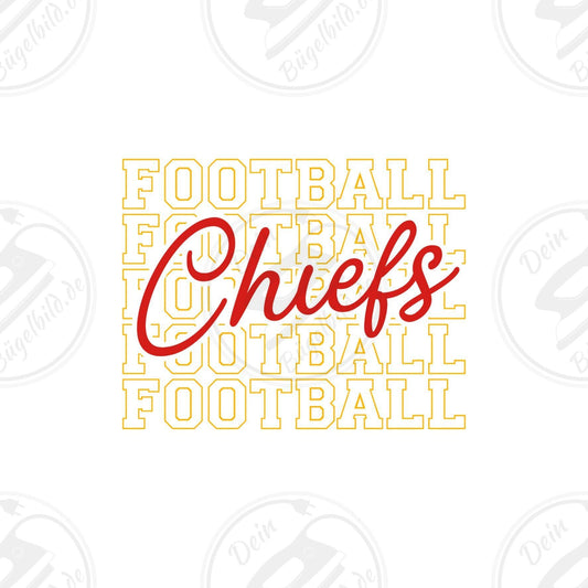 Bügelbild "Chiefs Football"