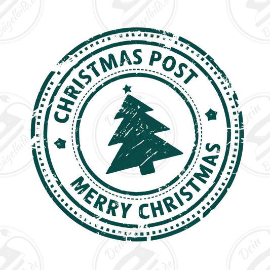 Bügelbild "Christmas post tree"