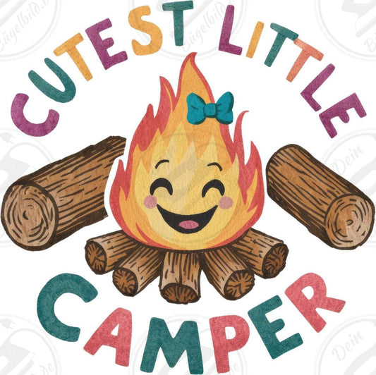 Bügelbild "Cutest Camper"