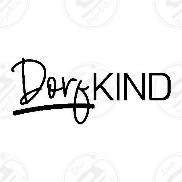 Bügelbild "Dorfkind"