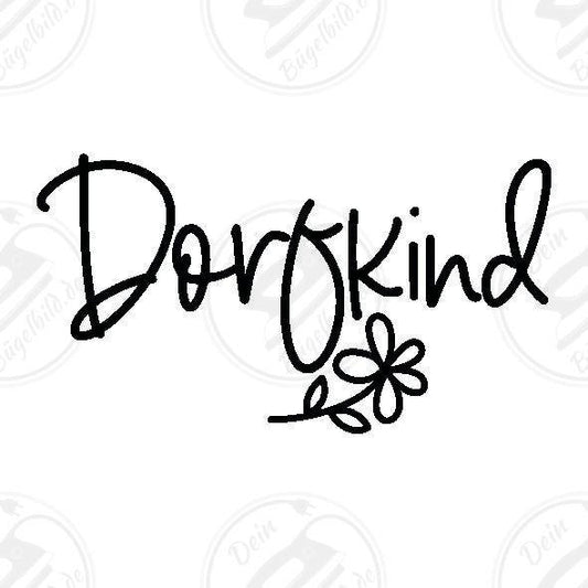 Bügelbild "Dorfkind6"