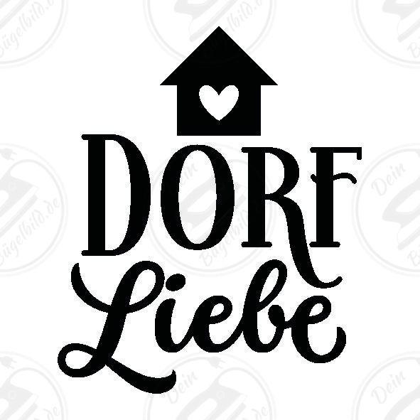 Bügelbild "Dorf Liebe 2"