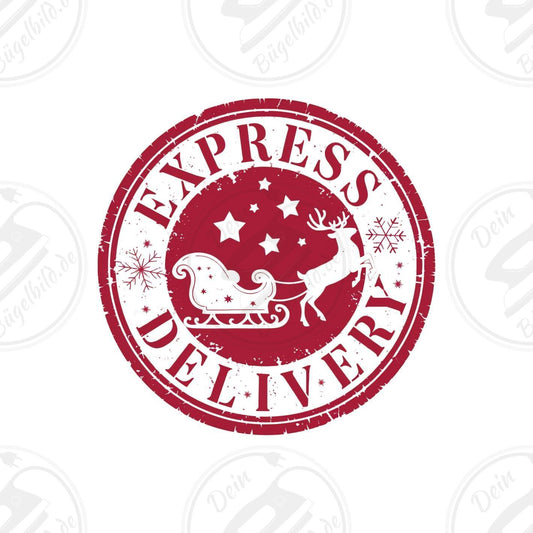 Bügelbild "Express delivery"
