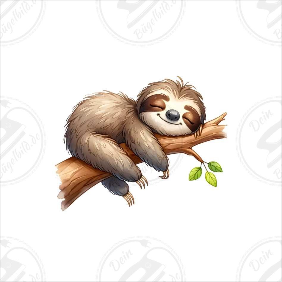 Bügelbild "Faultier"