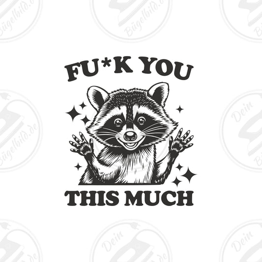 Bügelbild "Fuck you so much"