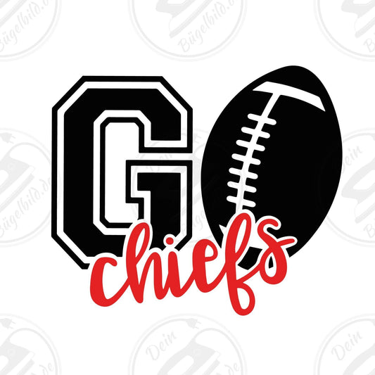 Bügelbild "Go Chiefs"