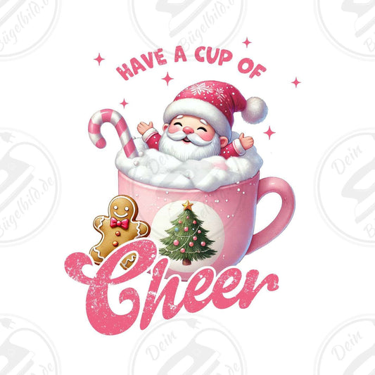 Bügelbild "Have a cup of cheer"