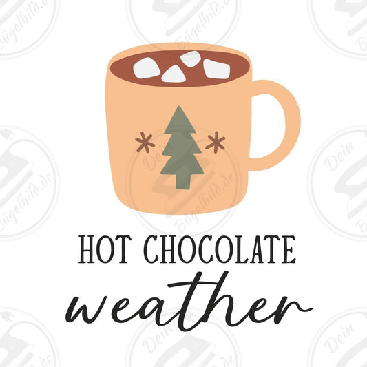 Bügelbild "Hot chocolate wheather"