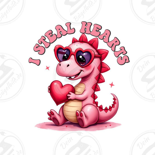Bügelbild "I steal hearts"