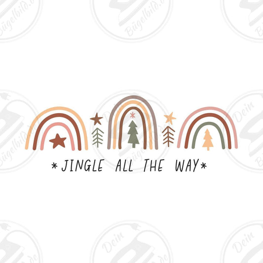 Bügelbild "Jingle all the way"
