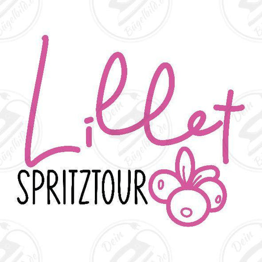 Bügelbild "Lillet Spritztour"