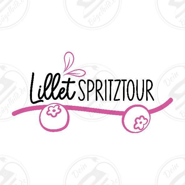 Bügelbild "Lillet Spritztour1"