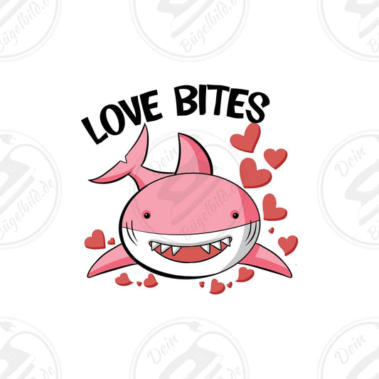 Bügelbild "Love bites"