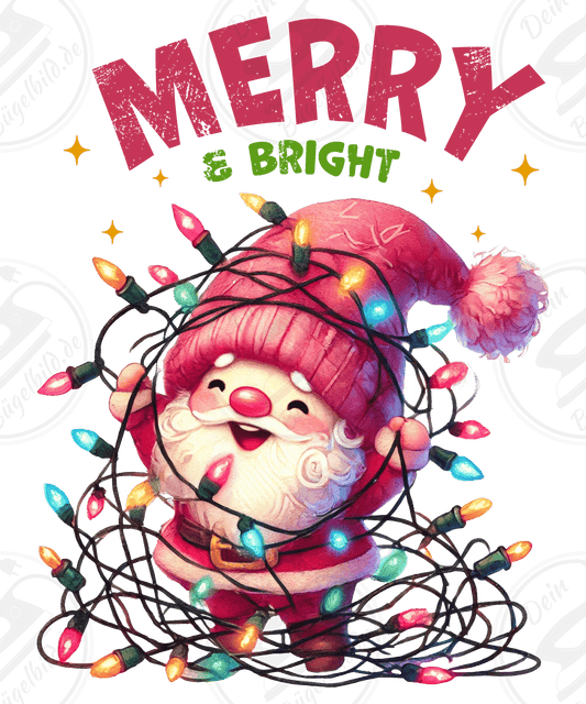 Bügelbild "Merry & Bright"