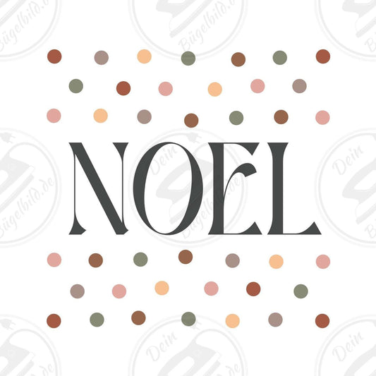 Bügelbild "Noel"