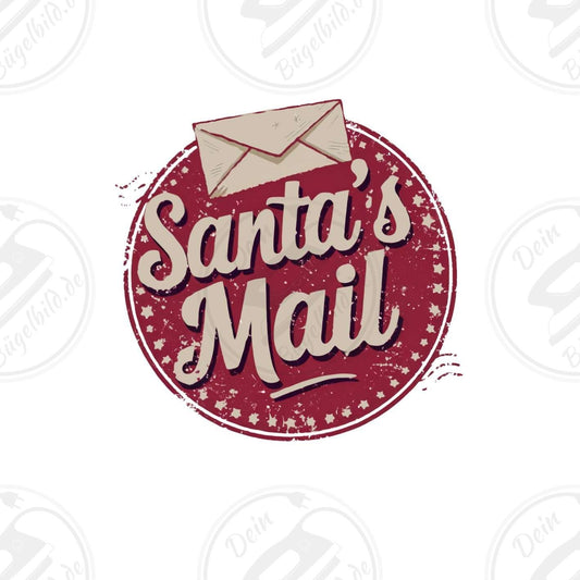 Bügelbild "Santas Mail"