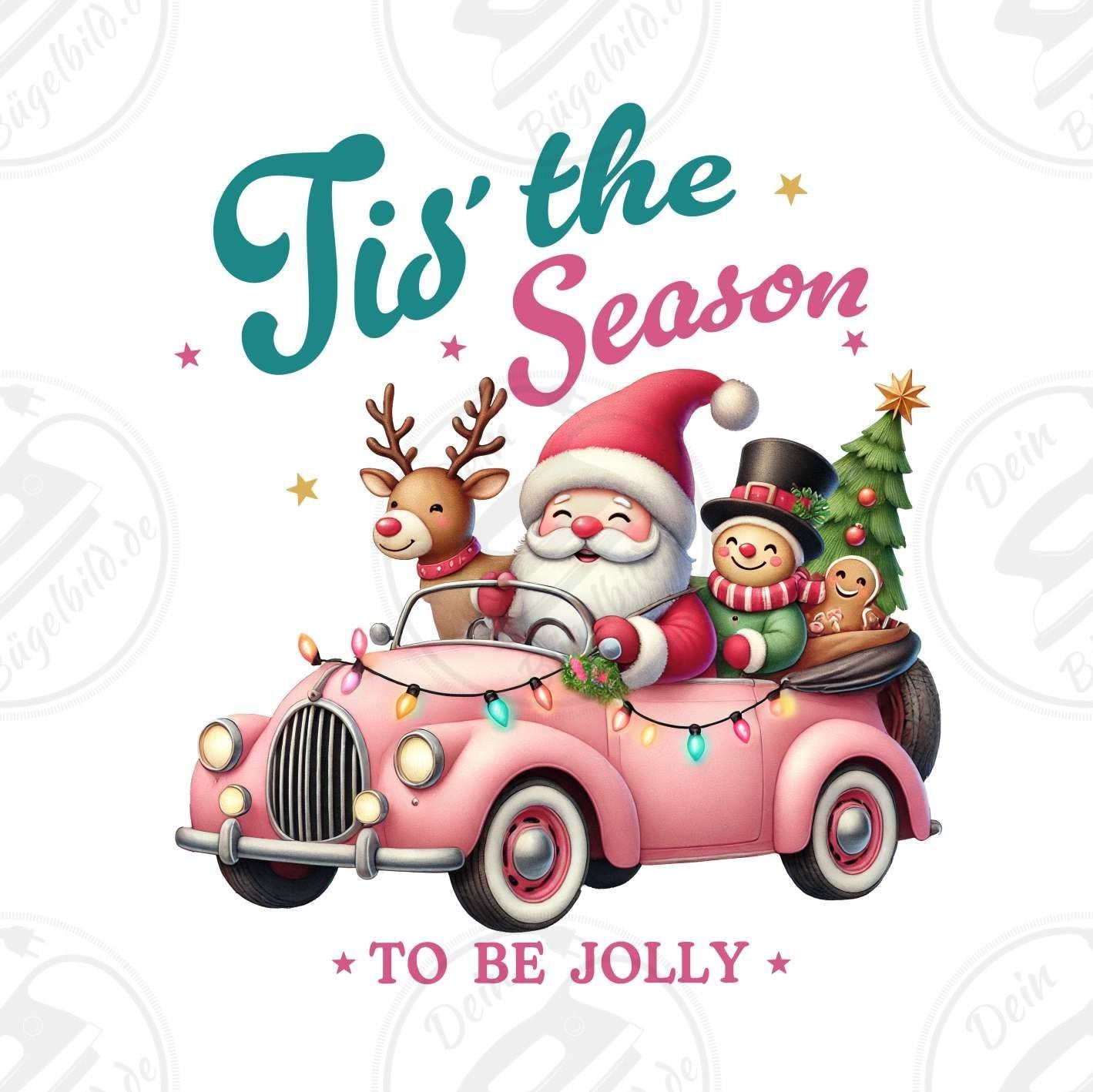 Bügelbild "Tis the season to be jolly"