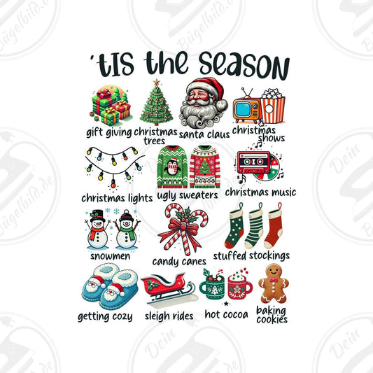 Bügelbild "Tis the season1"