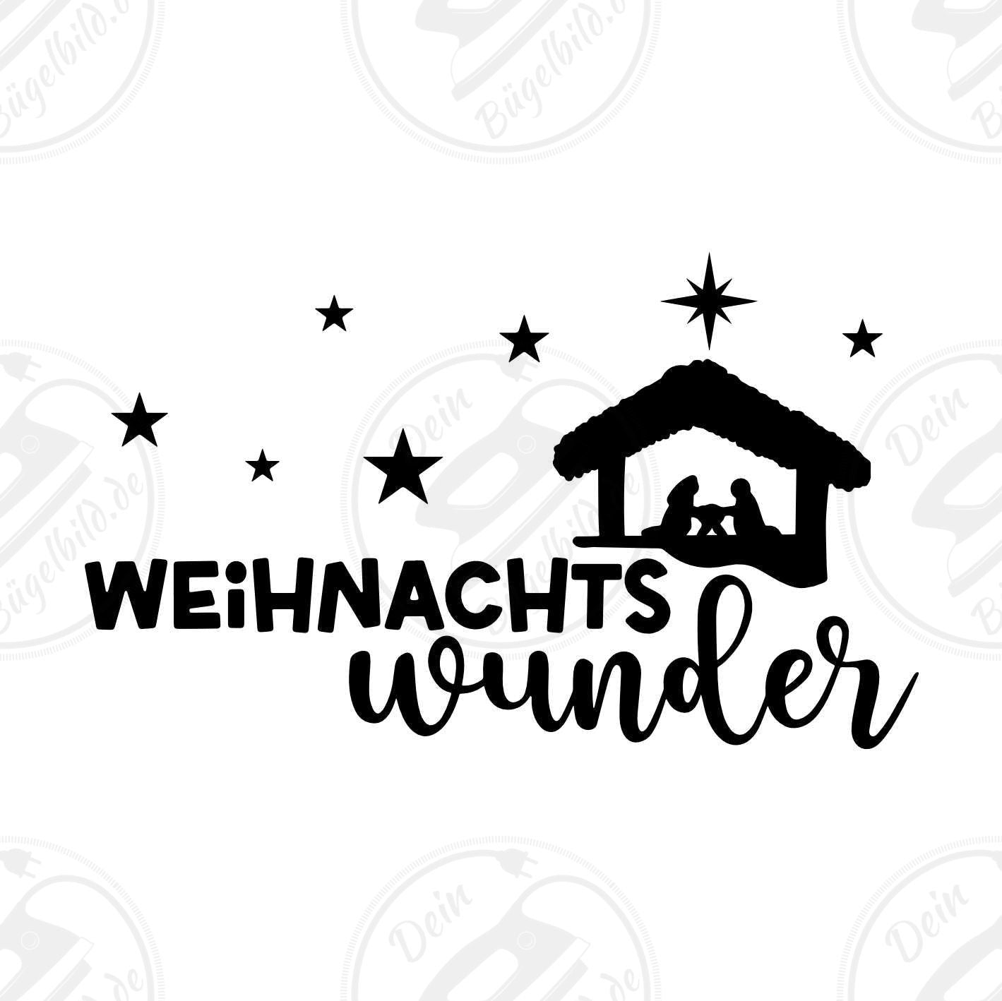 Bügelbild "Weihnachtswunder"