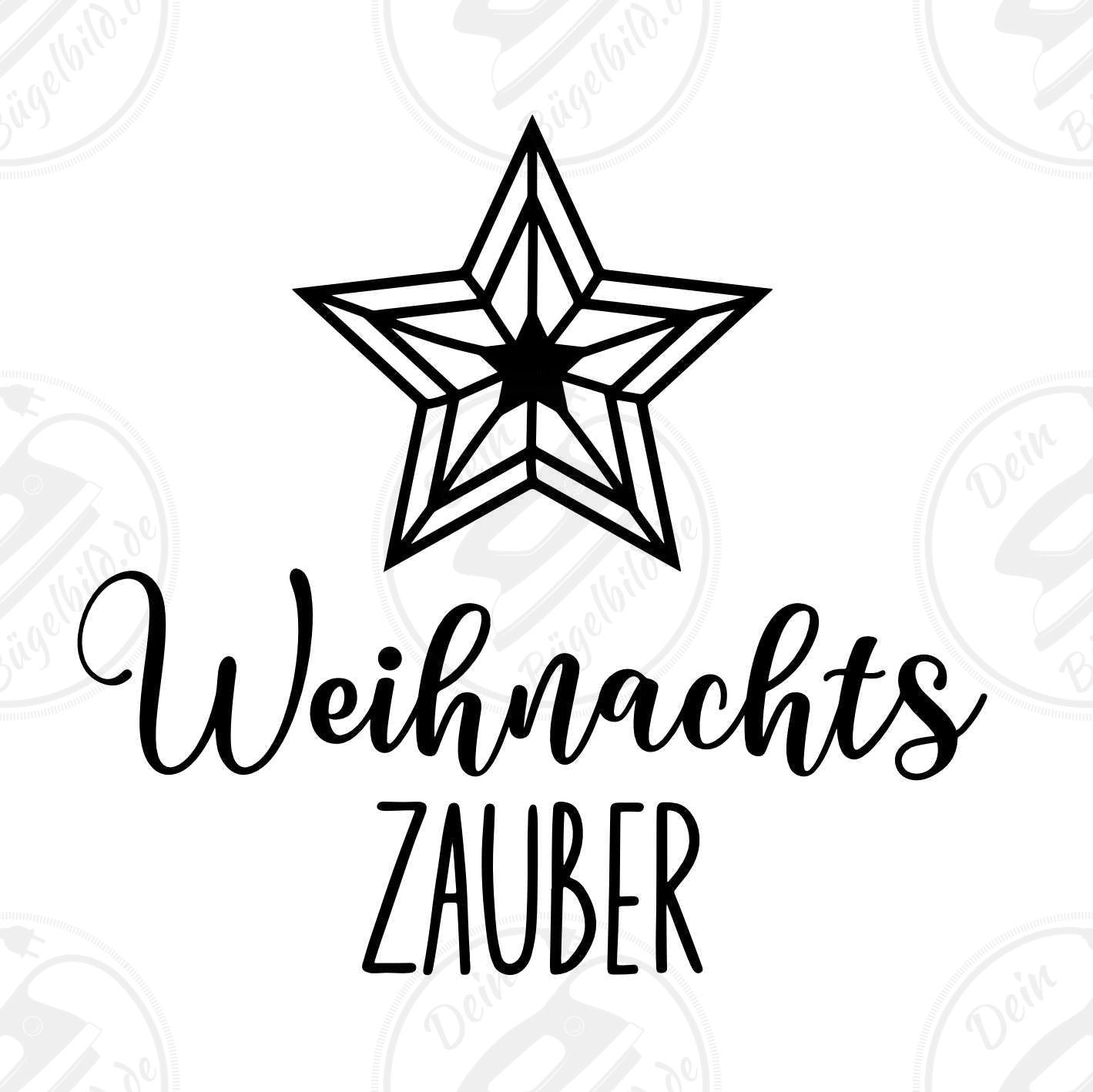 Bügelbild "Weihnachtszauber"