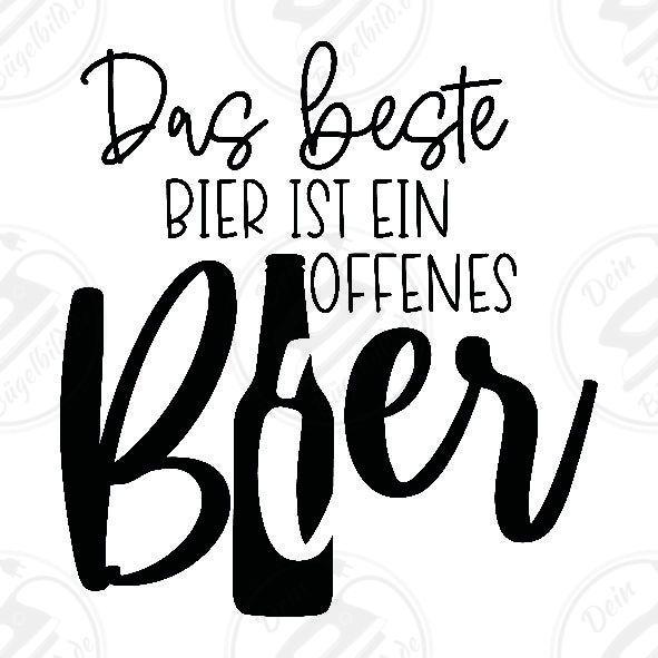 Bügelbild "Das Beste Bier"