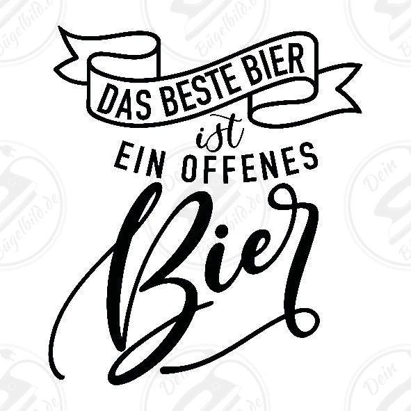 Bügelbild "Das Beste Bier1"