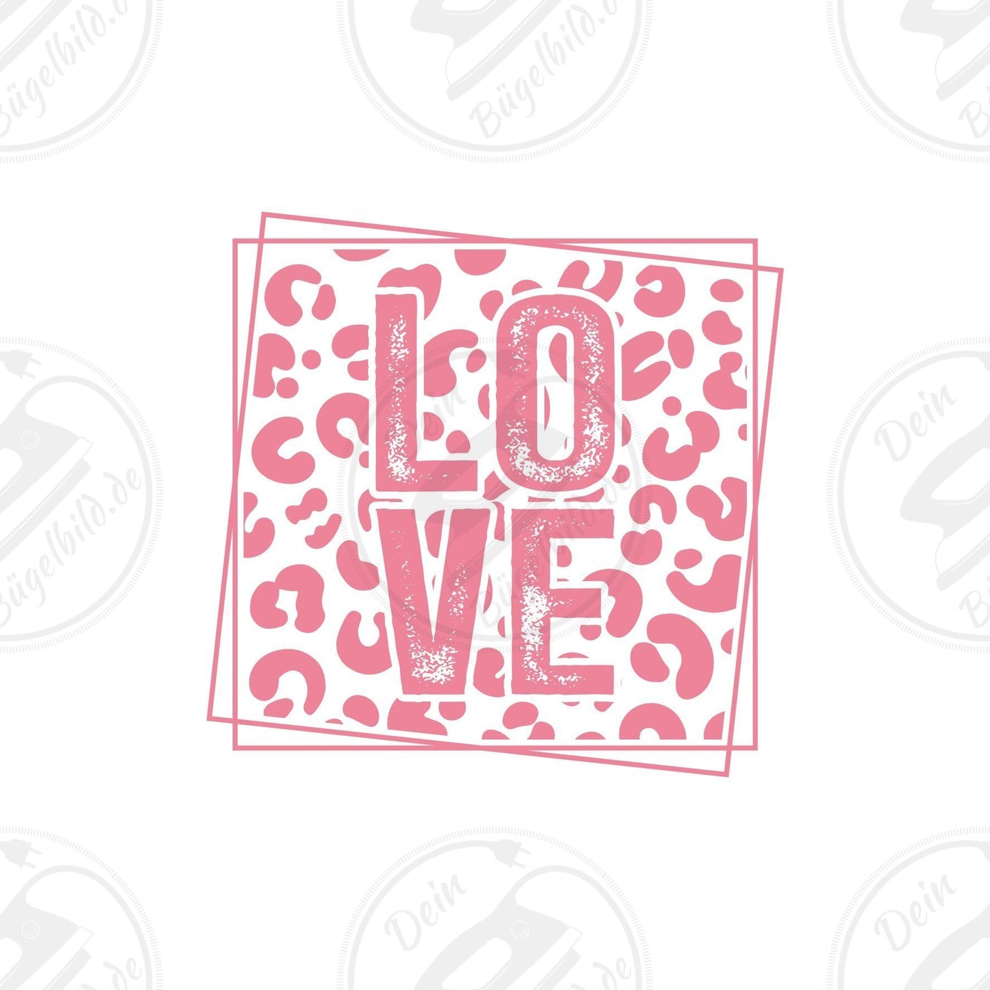 Bügelbild "Love"